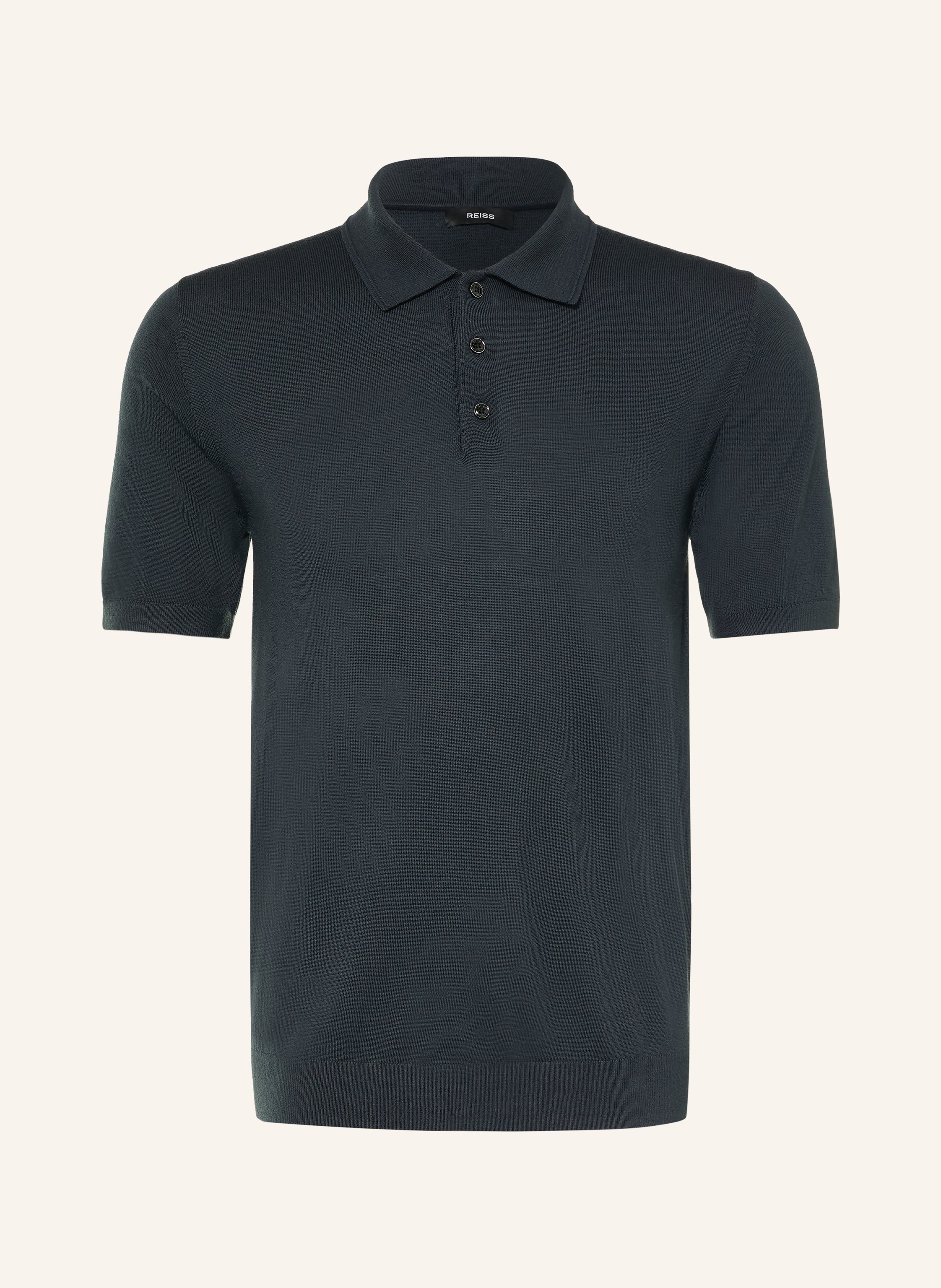REISS Strick-Poloshirt MANOR