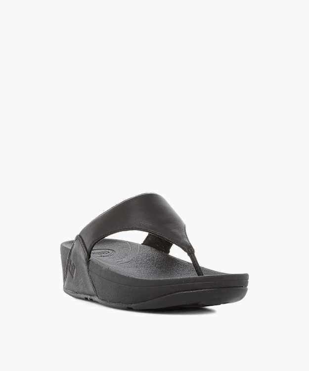 Lulu1 Black - Toe Post Sandals