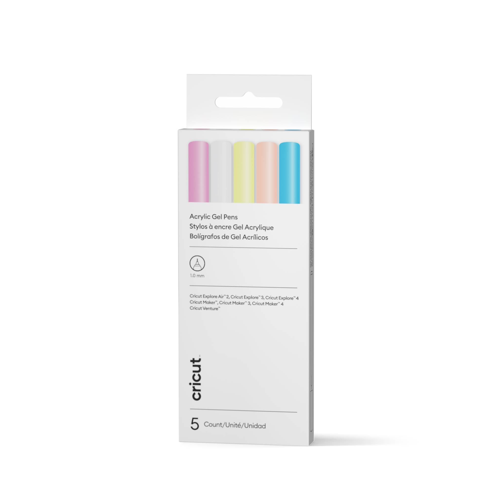 Cricut Acrylic Gel Pens 5 Pack