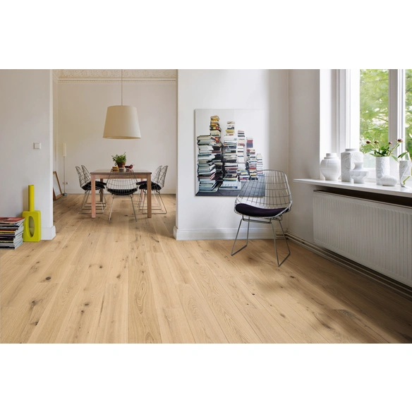 Parkett »SL 2500«, Eiche weiß, Landhausdielen (1-Stab), 9Stk.