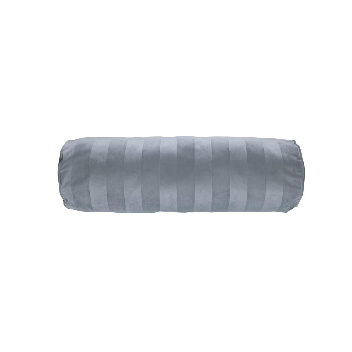 KAAT Amsterdam decoratiekussen Softy Stripe - 22x70 cm - blauw grijs