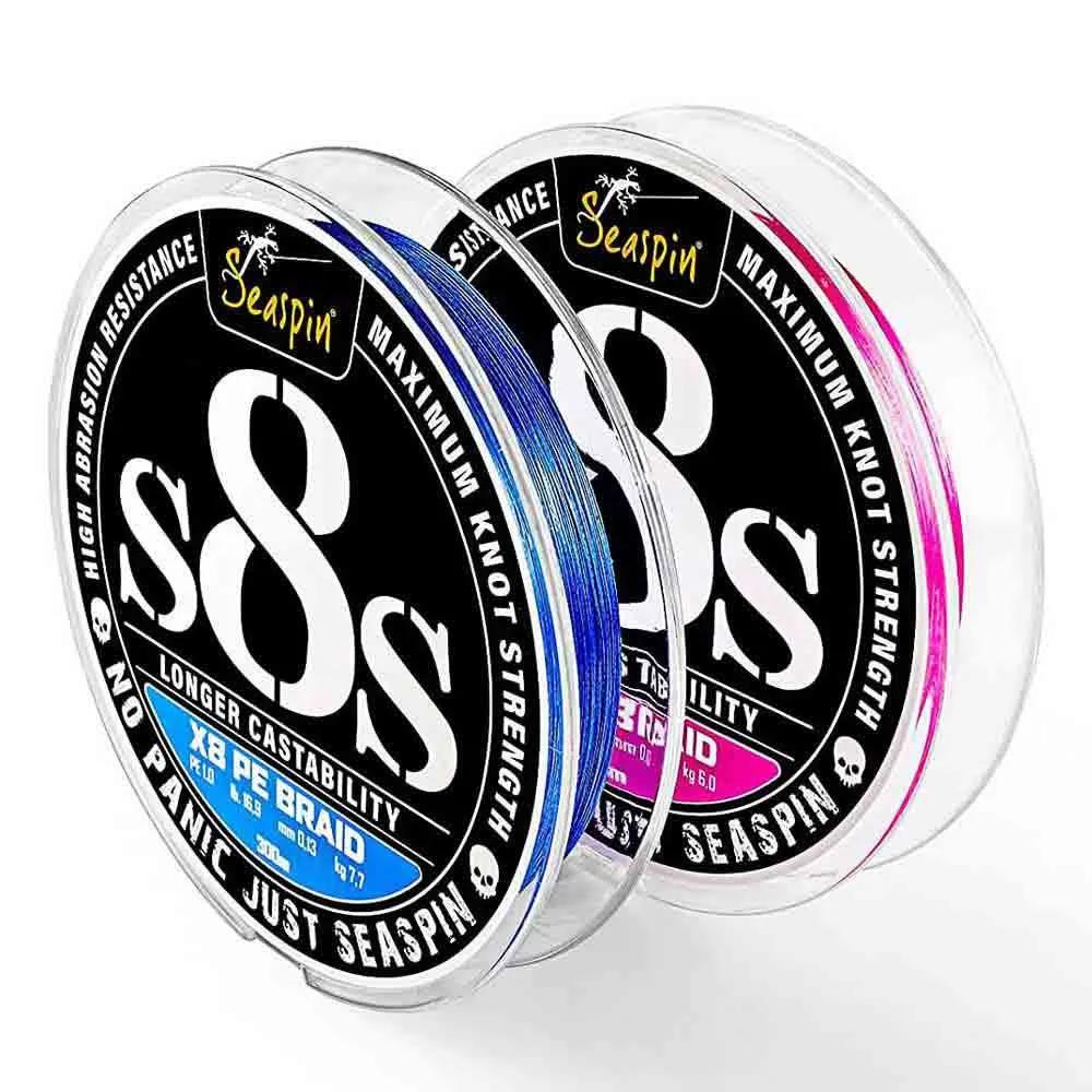 Seaspin S8S X8 braided line 300 m