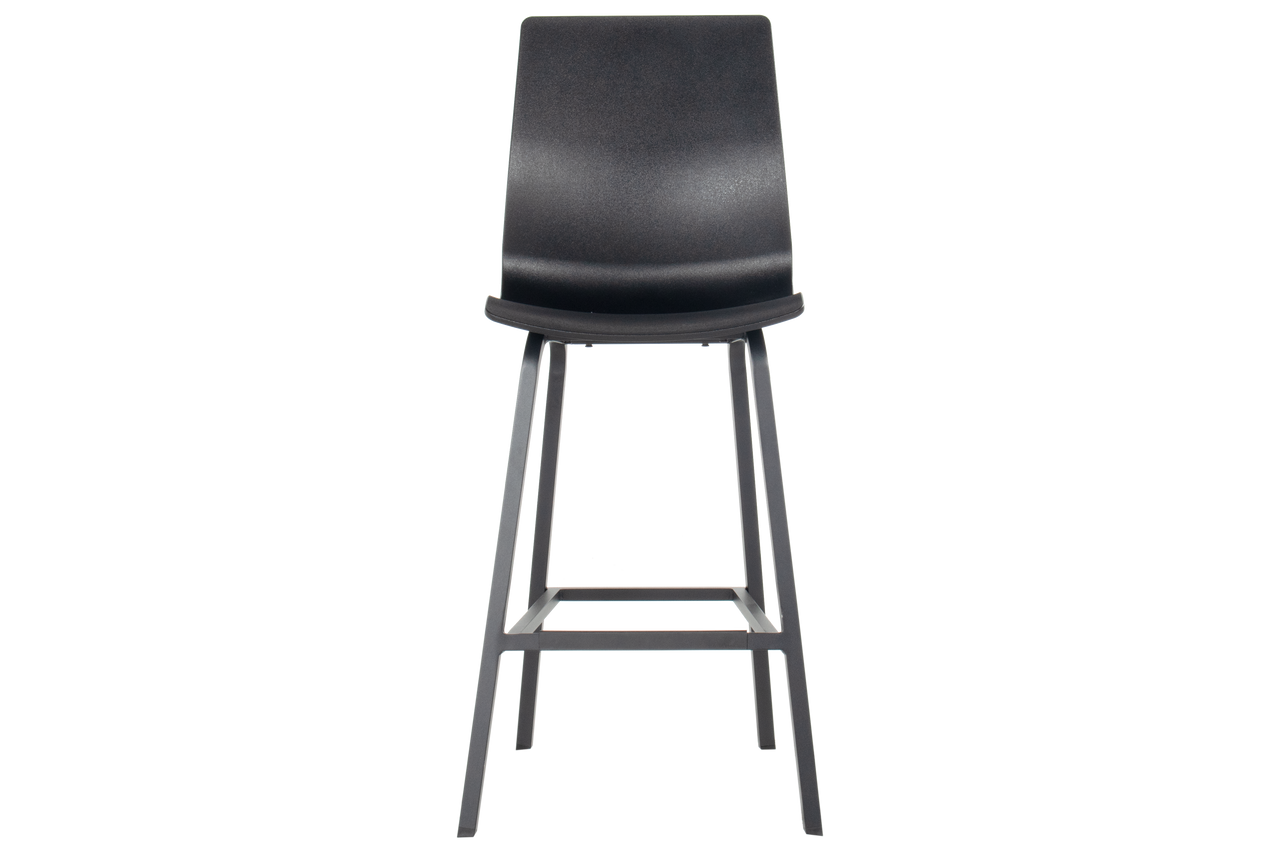 Hartman Barstoel Sophie Wave - Zwart Kunststof - Set Van 2