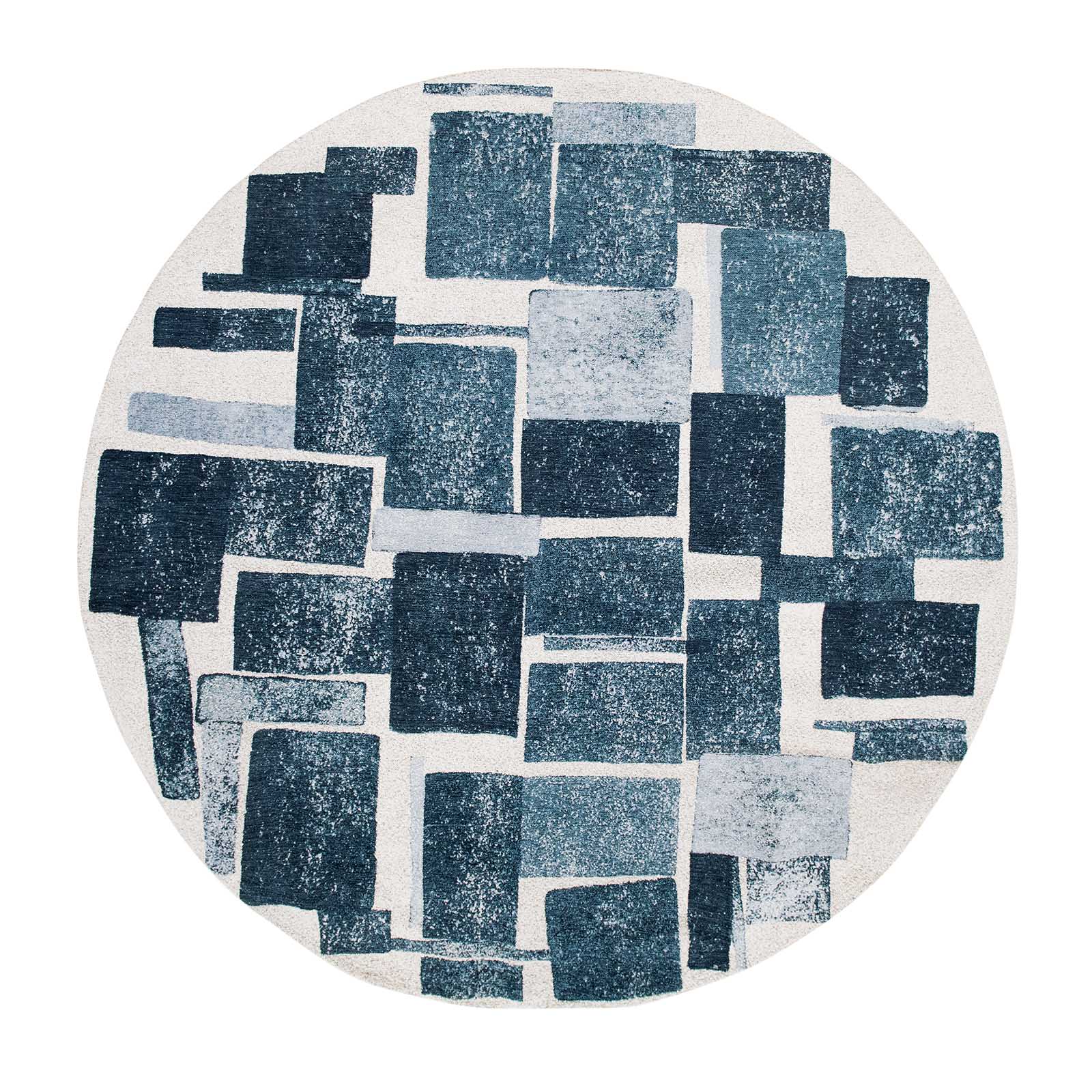 Louis De Poortere vloerkleed Ice Blue - blauw - 140x140cm