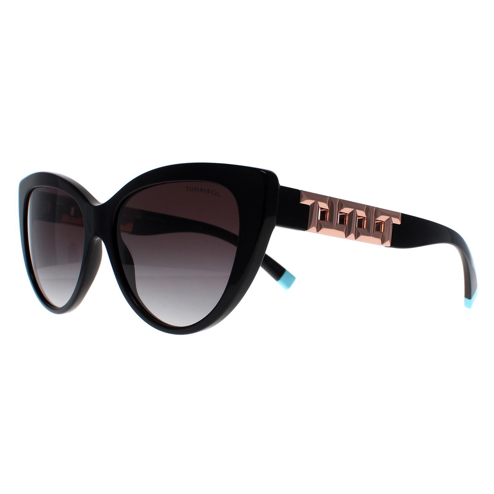 Tiffany Cat Eye Black Grey Gradient TF4196