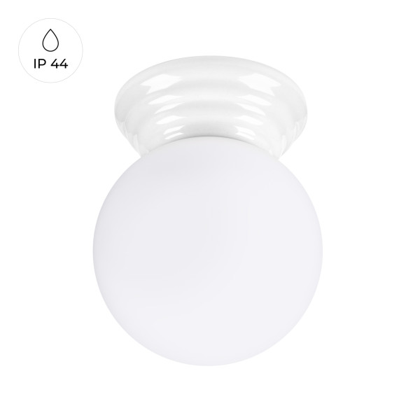 Lampa sufitowa ALBANO biała 1xG9x8W wym:12x12x16cm IP44 Pure Lume