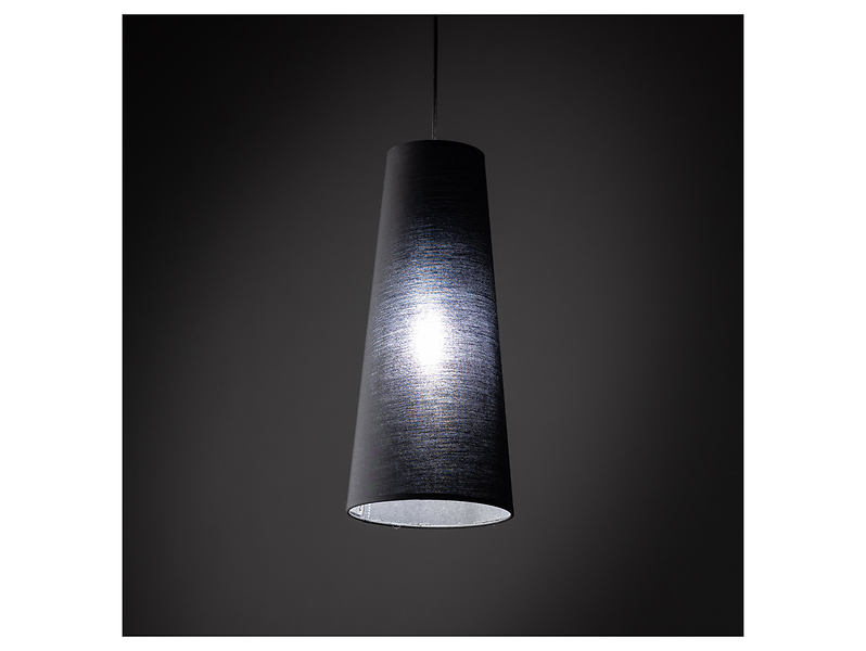 Lampa wisząca Zing tkaninowa czarna