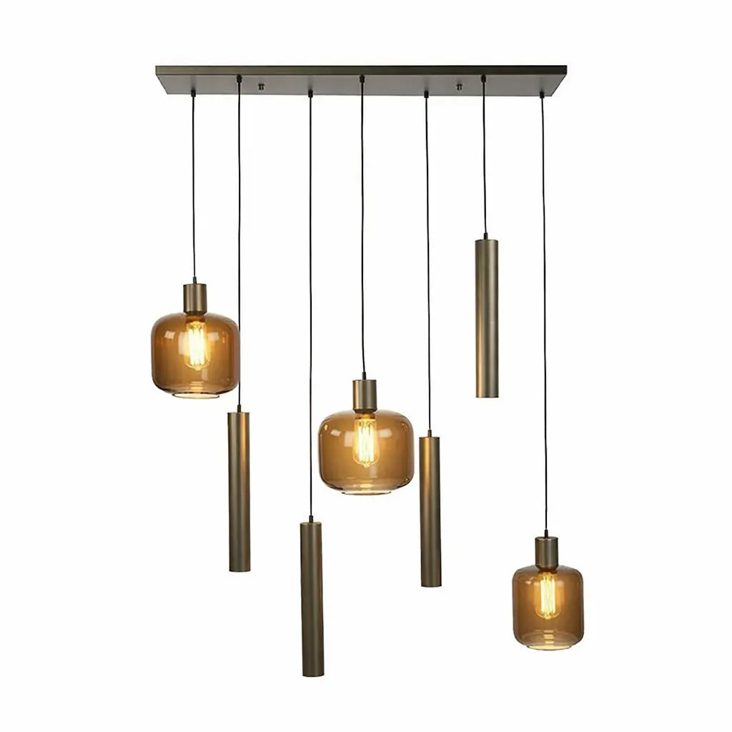 Ylumen hanglamp Bronza - 7 lichts - 105 x 150  cm - brons