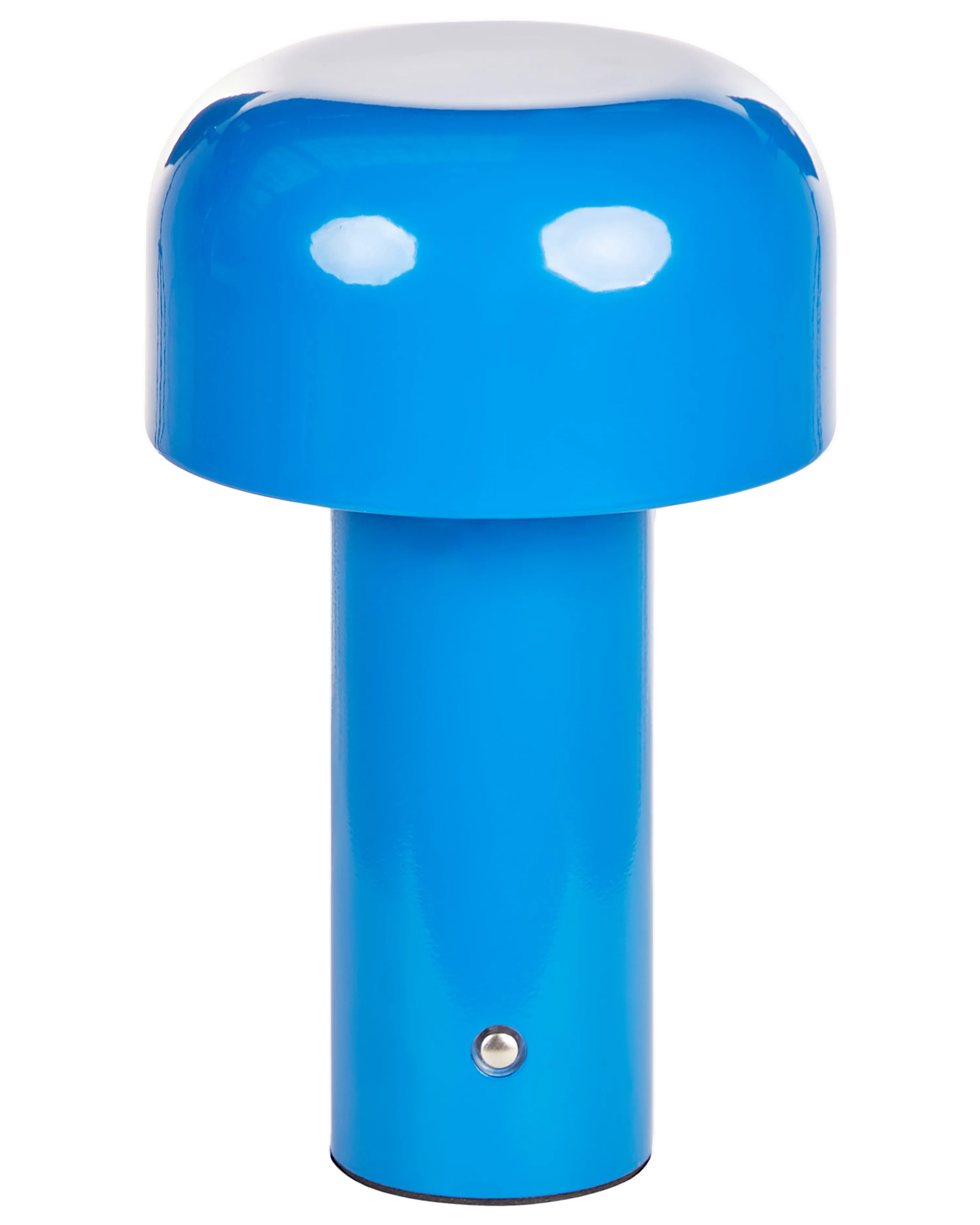Wireless LED Table Lamp BESOS with Dimmer Metal Blue