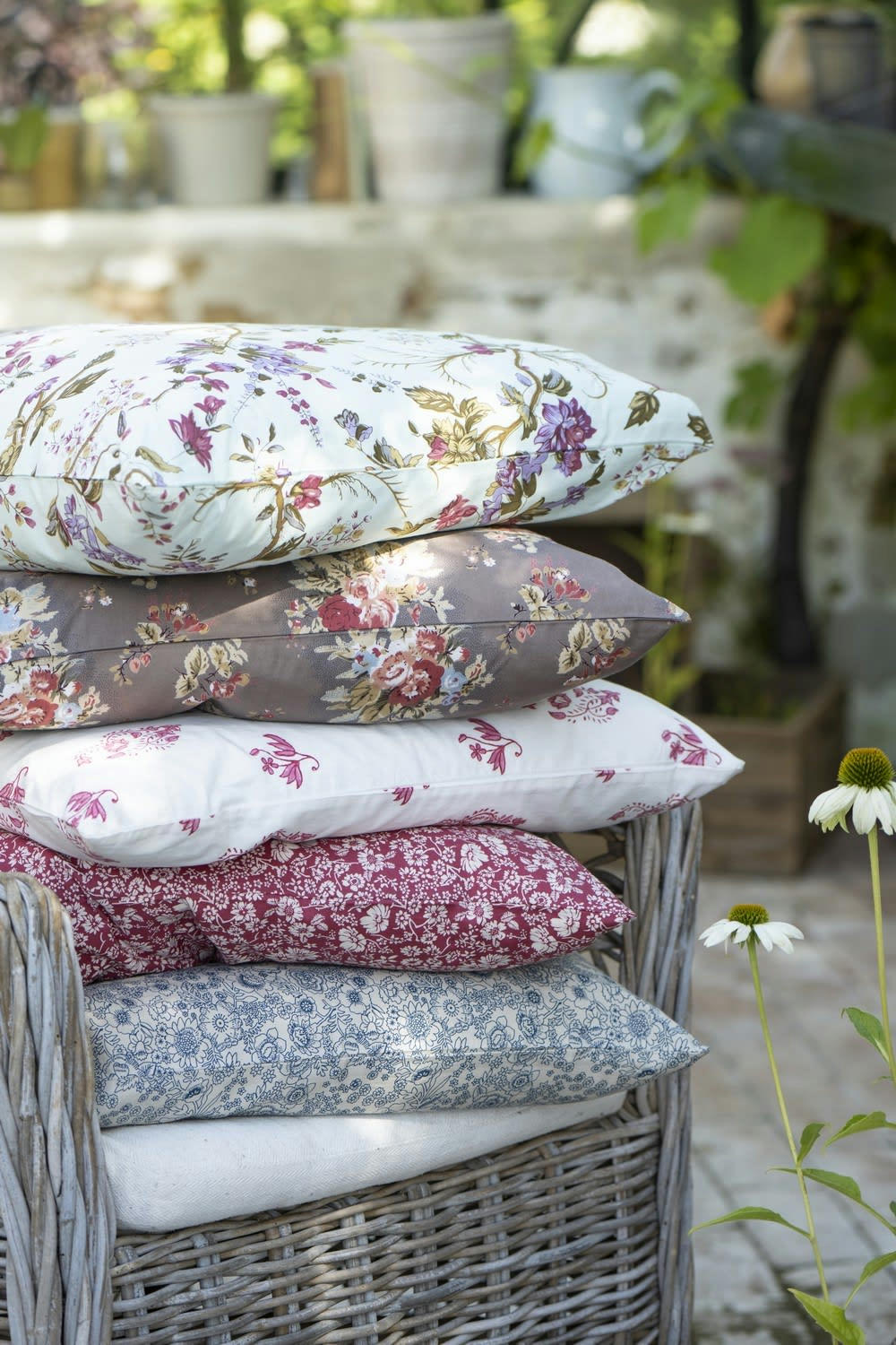 - Coussin Coton Multicolore 50X50