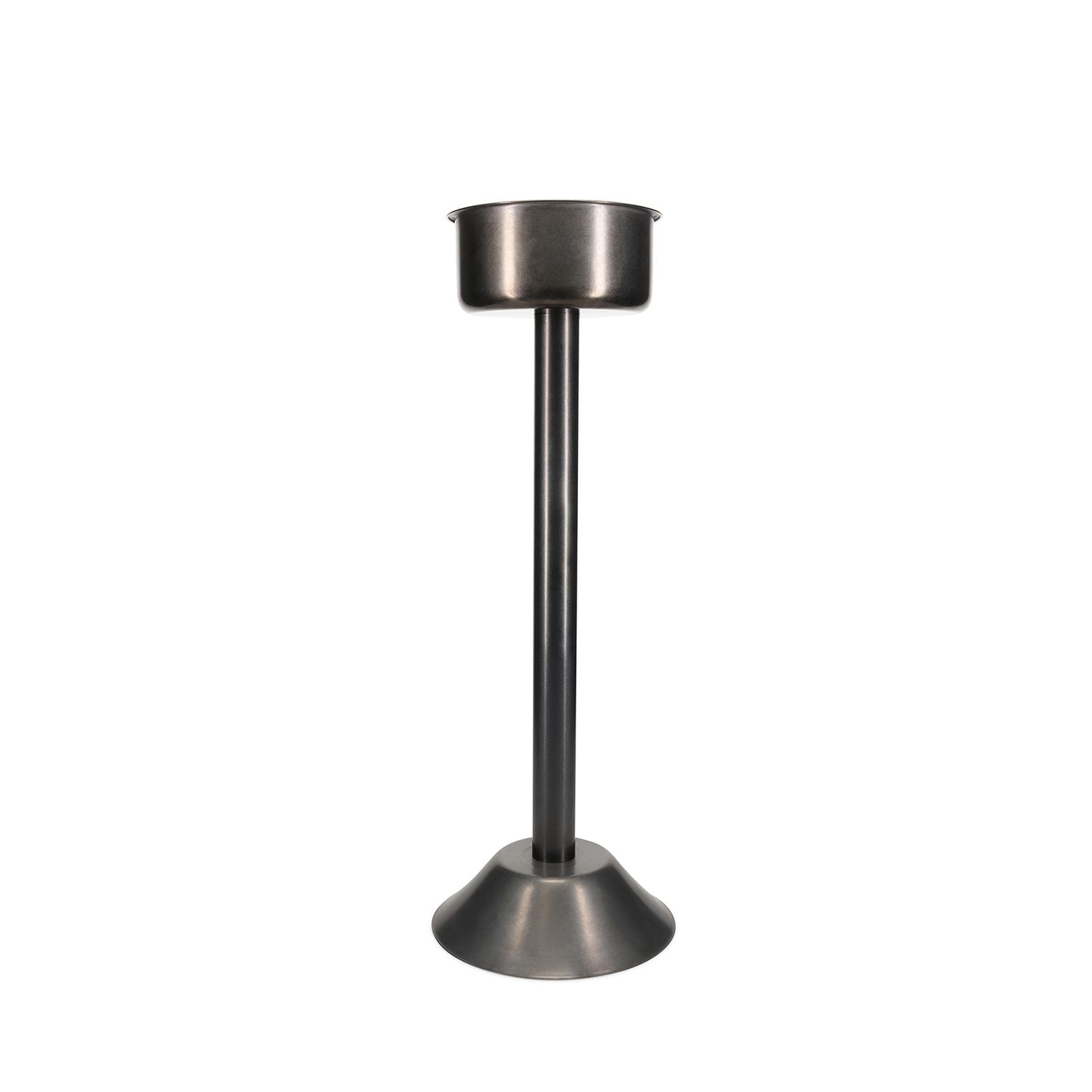 Bonbistro - Champagnekoeler staander 19,5xH62,5cm antique zwart Bar