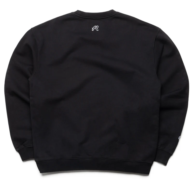 Malbon Golf Evergreen GD Crewneck - Black