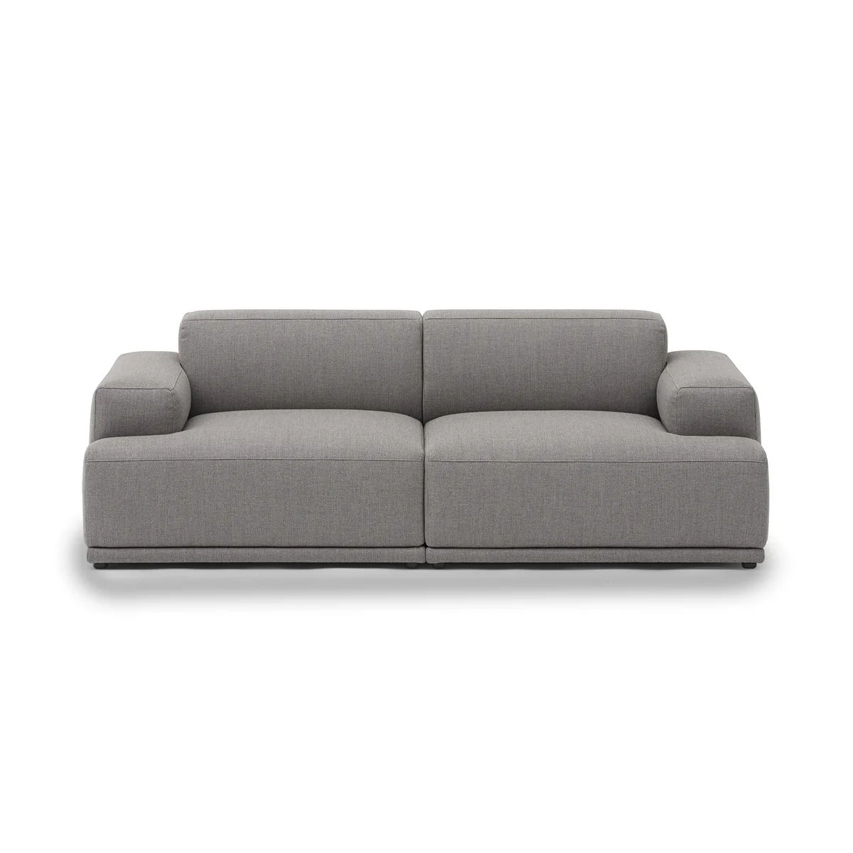Muuto - Connect Soft Modular Sofa 2-Sitzer Konfiguration 1, Re-Wool 128