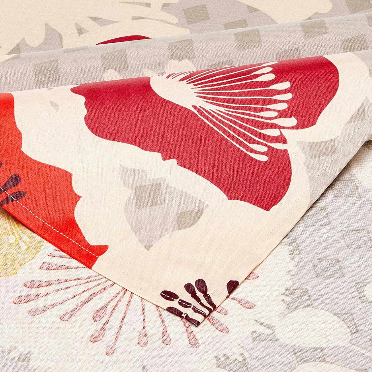 VIDA - Nappe en coton enduit PVC multicolore 160x250 cm