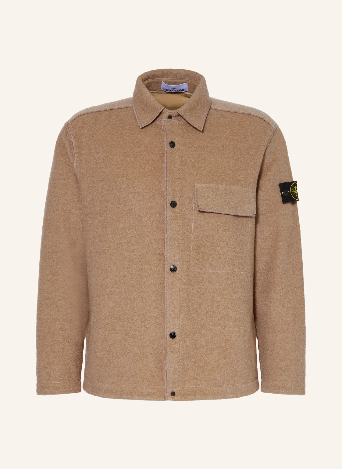 STONE ISLAND Overjacket aus Bouclé