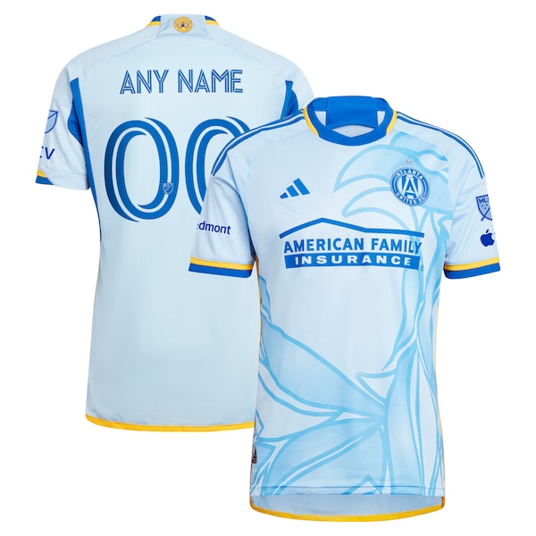 Atlanta United FC adidas 2024 The Resurgens Kit Authentic Custom Jersey - Light Blue