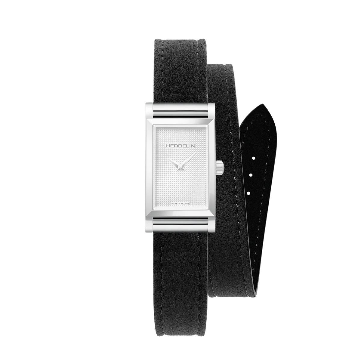 ANTARÈS – BRACELET DOUBLE – NOIR SUÉDÉ