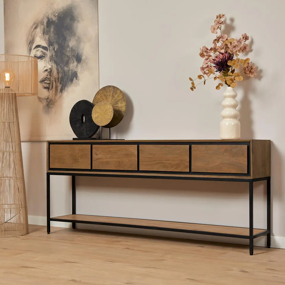 Starfurn - Sidetable RichWood - Bruin - 35x180x76 cm