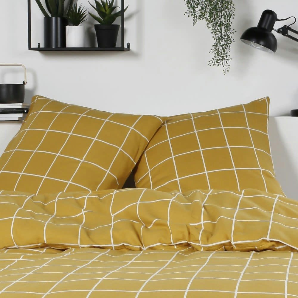 - Parure de couette 100% coton flanelle imprimée 260x240 2 taies