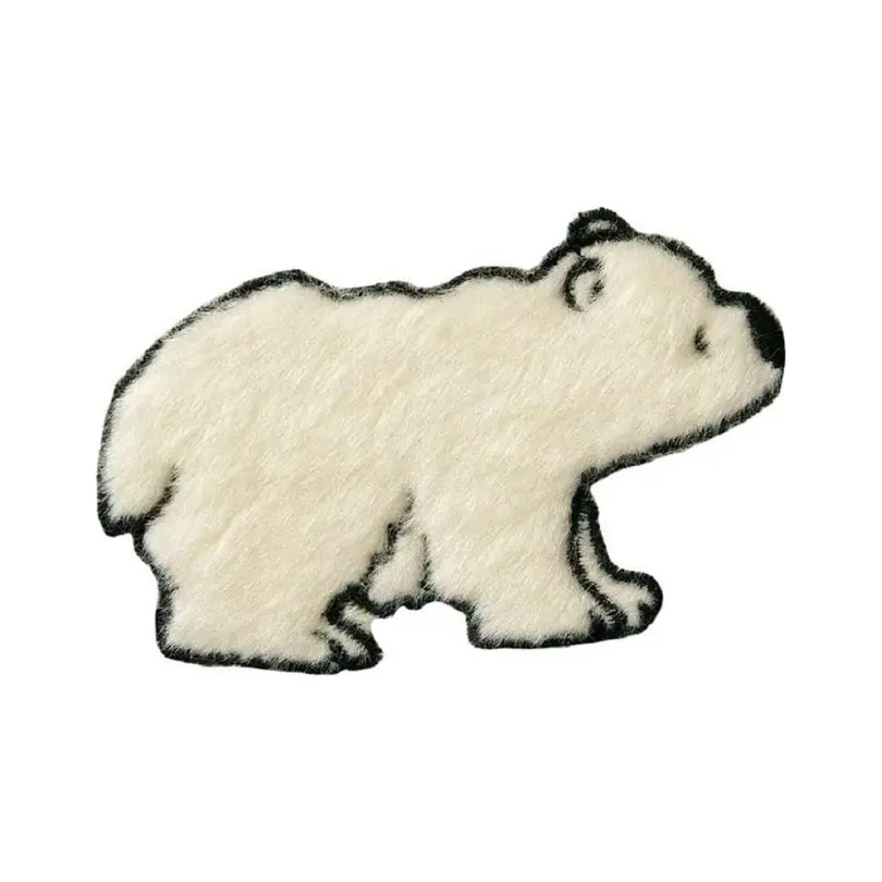Sticker Eisbär Plüsch