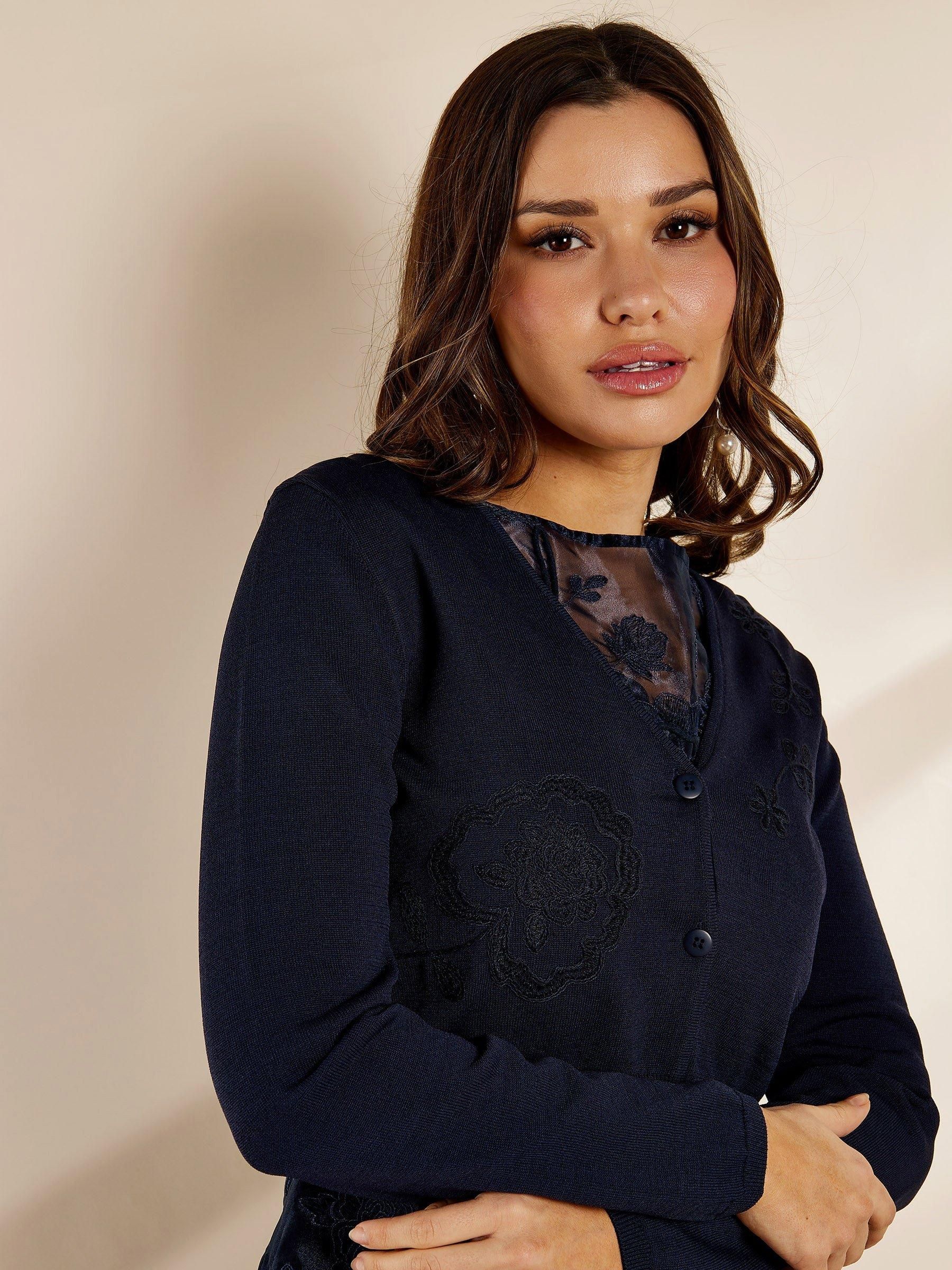 GWD by GEORGE W. DAVIES GWD Sandy Embroidered Cardigan