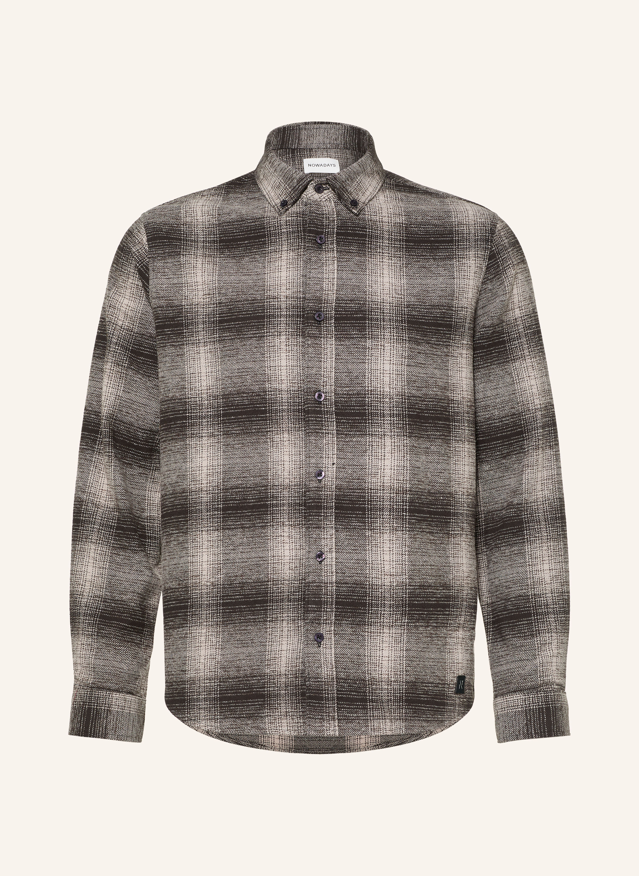NOWADAYS Flanellhemd Comfort Fit