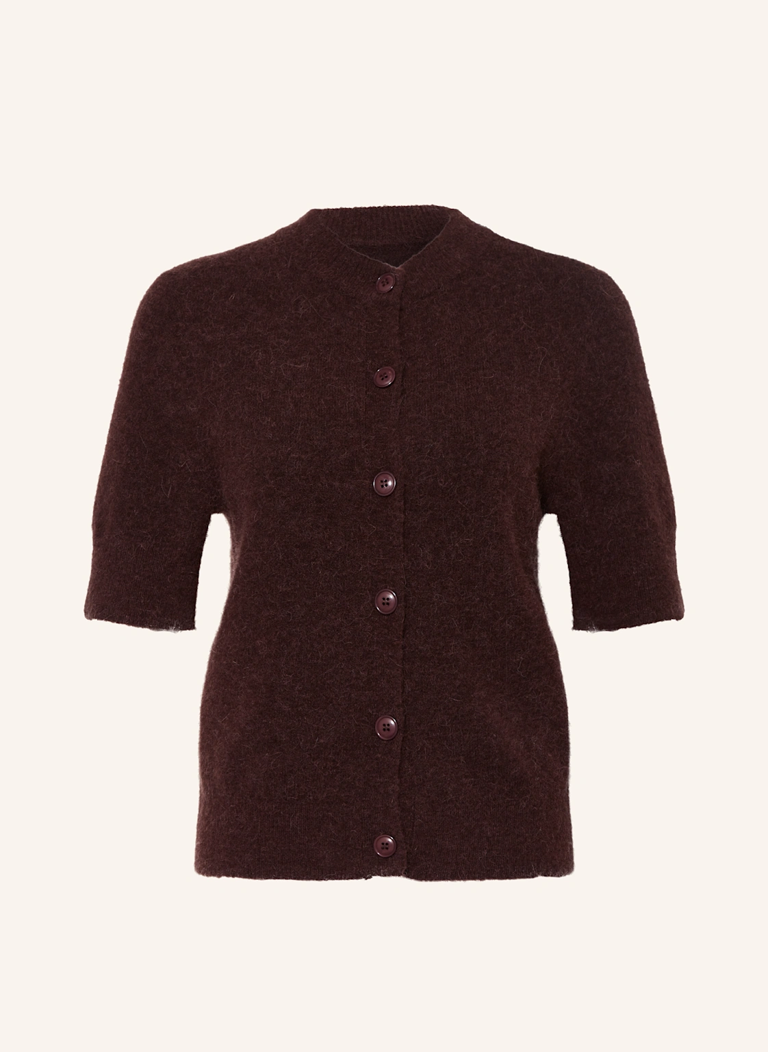 SAMSØE  SAMSØE Strickjacke SANOURA mit Merinowolle und Alpaka