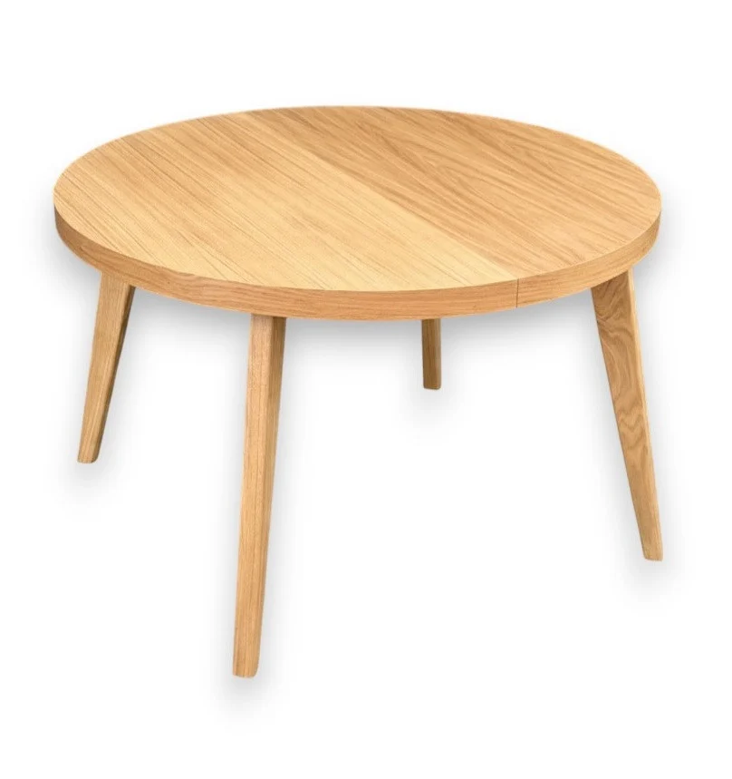 Stół Okrągły Fornirowany 120/220cm