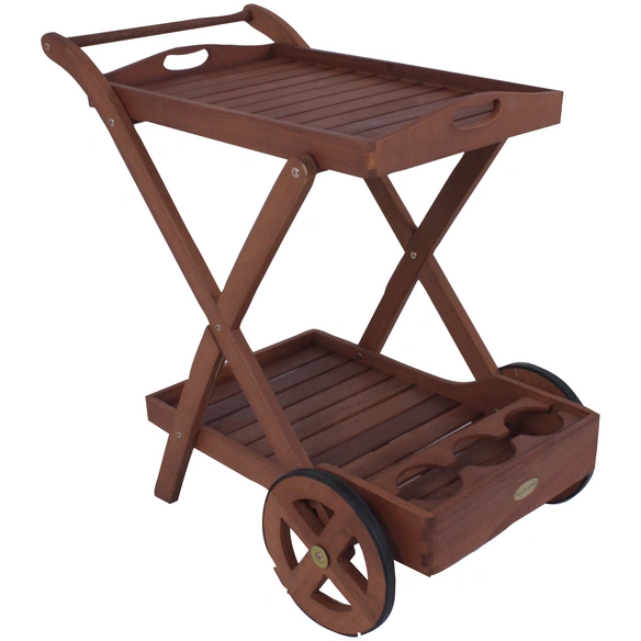 Teewagen »Toledo«, BxHxT: 88 x 80 x 54 cm, EukalyptusHolz