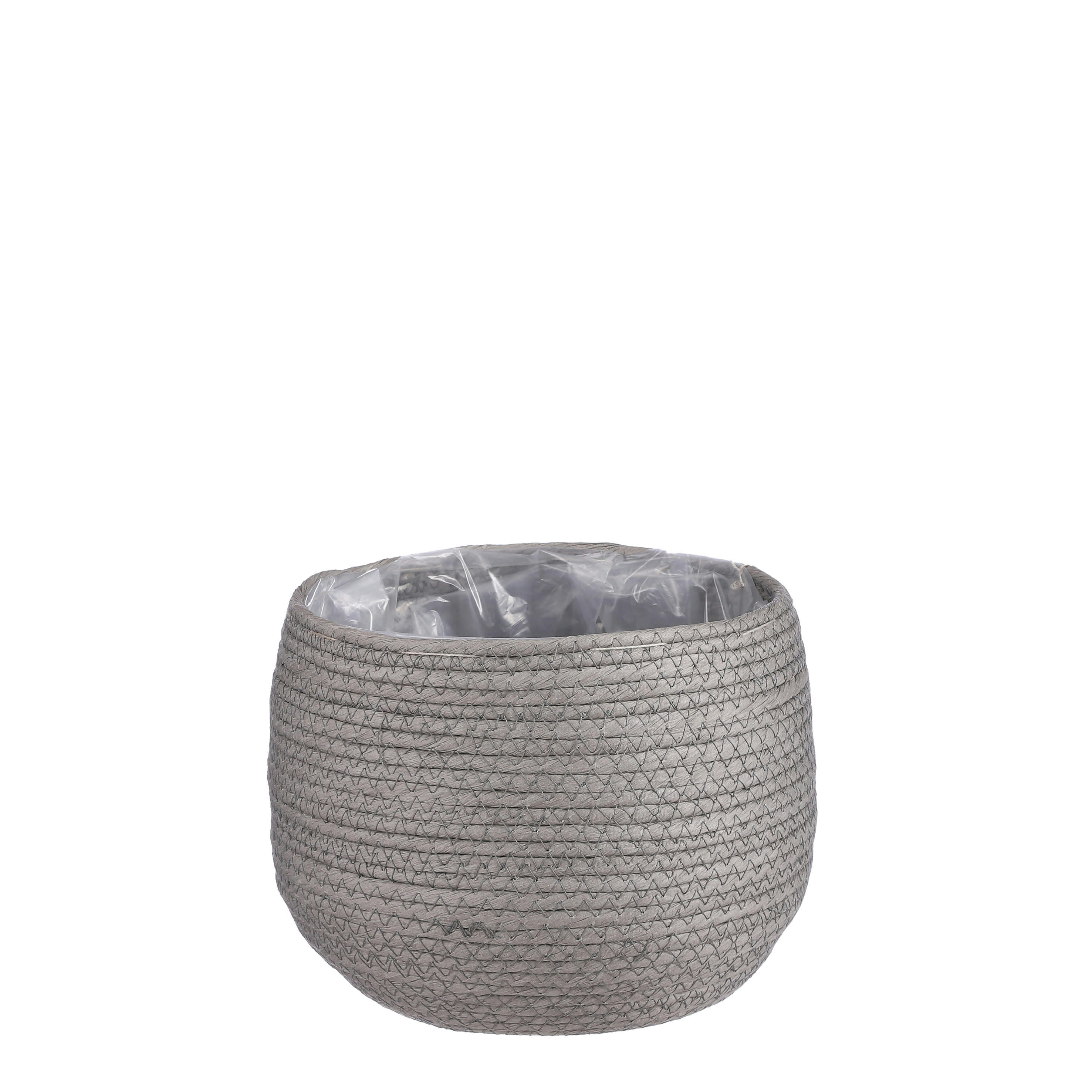 JORCK - Panier à plantes en papier gris D22
