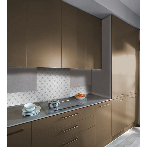 Crédence adhésive en aluminium Carreaux
