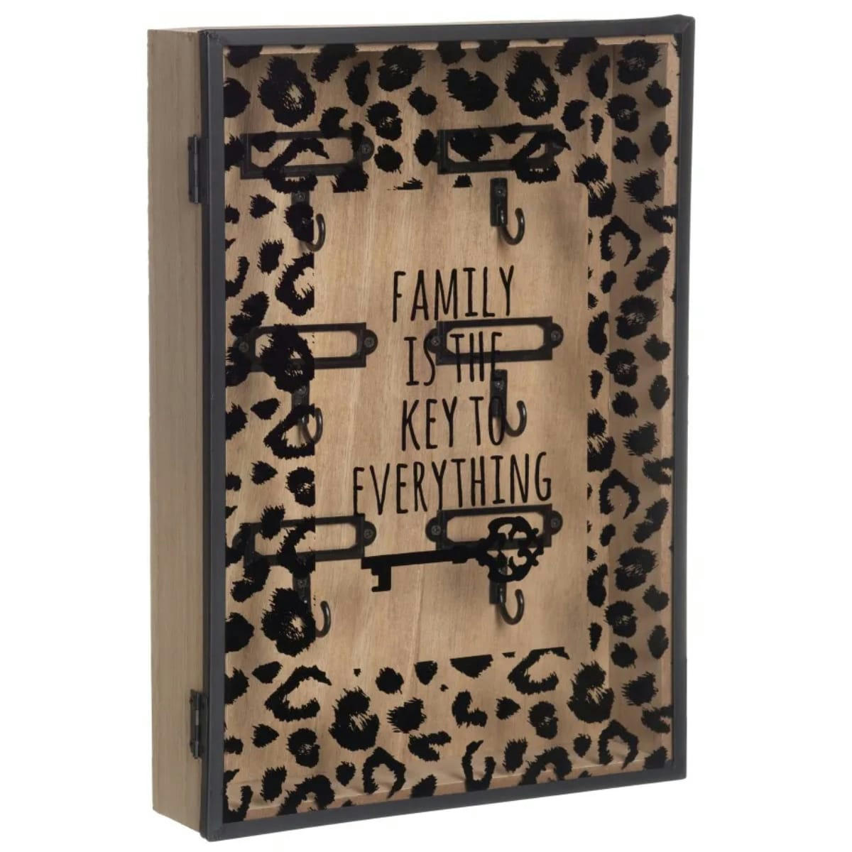 - Boîte à clefs vitrée motif félin