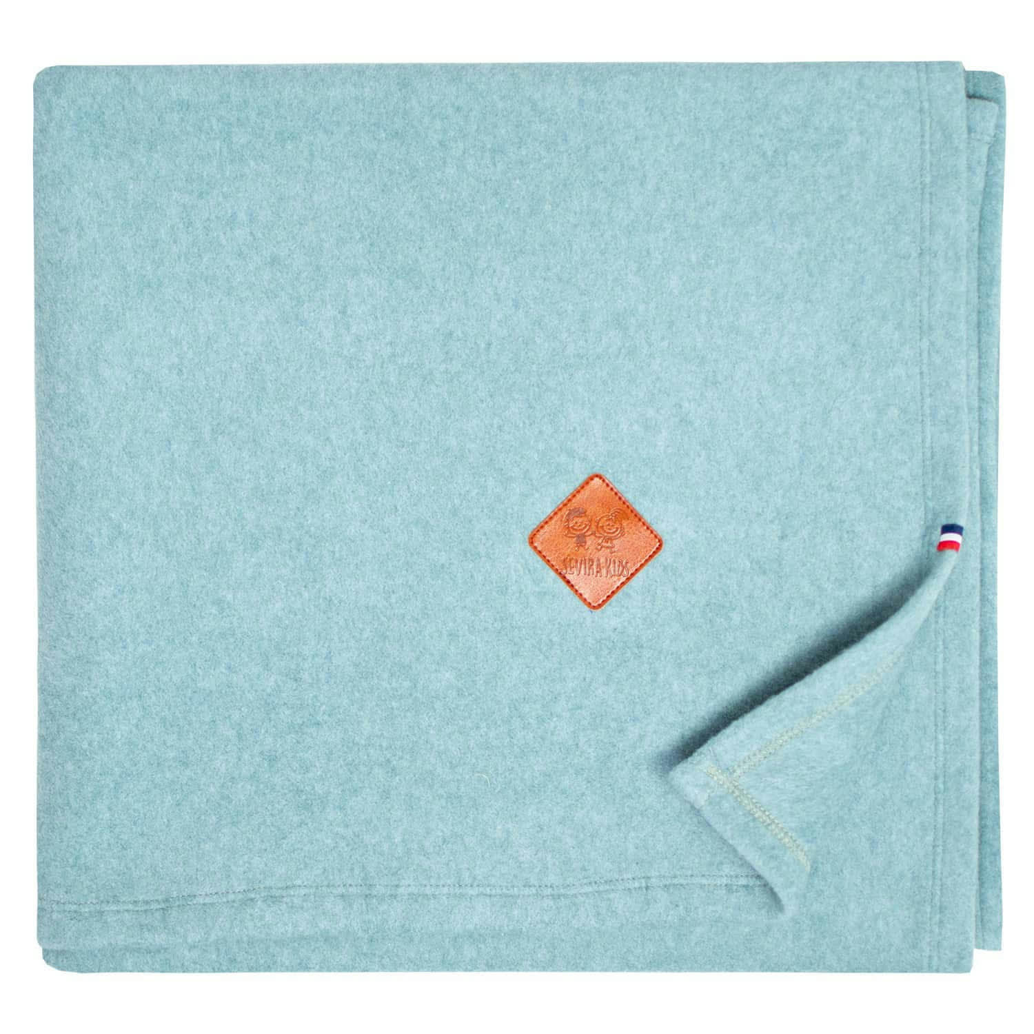 - Couverture plaid enfant en polaire uni 100 x 70 cm