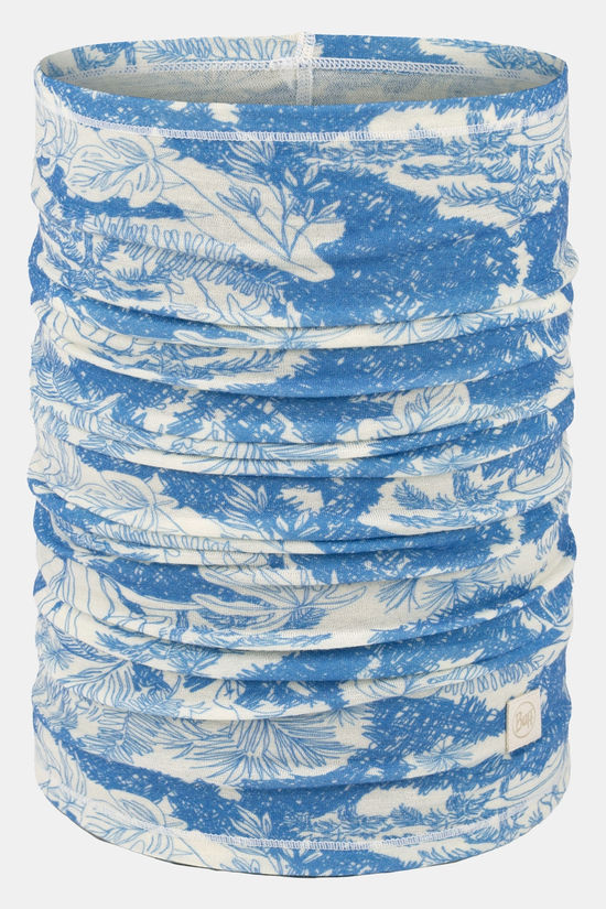 Buff Merino Lightweight Digital Prints Loer Blue Buff