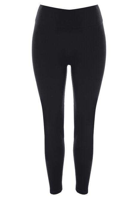 Womens Black Seamfree Leggings