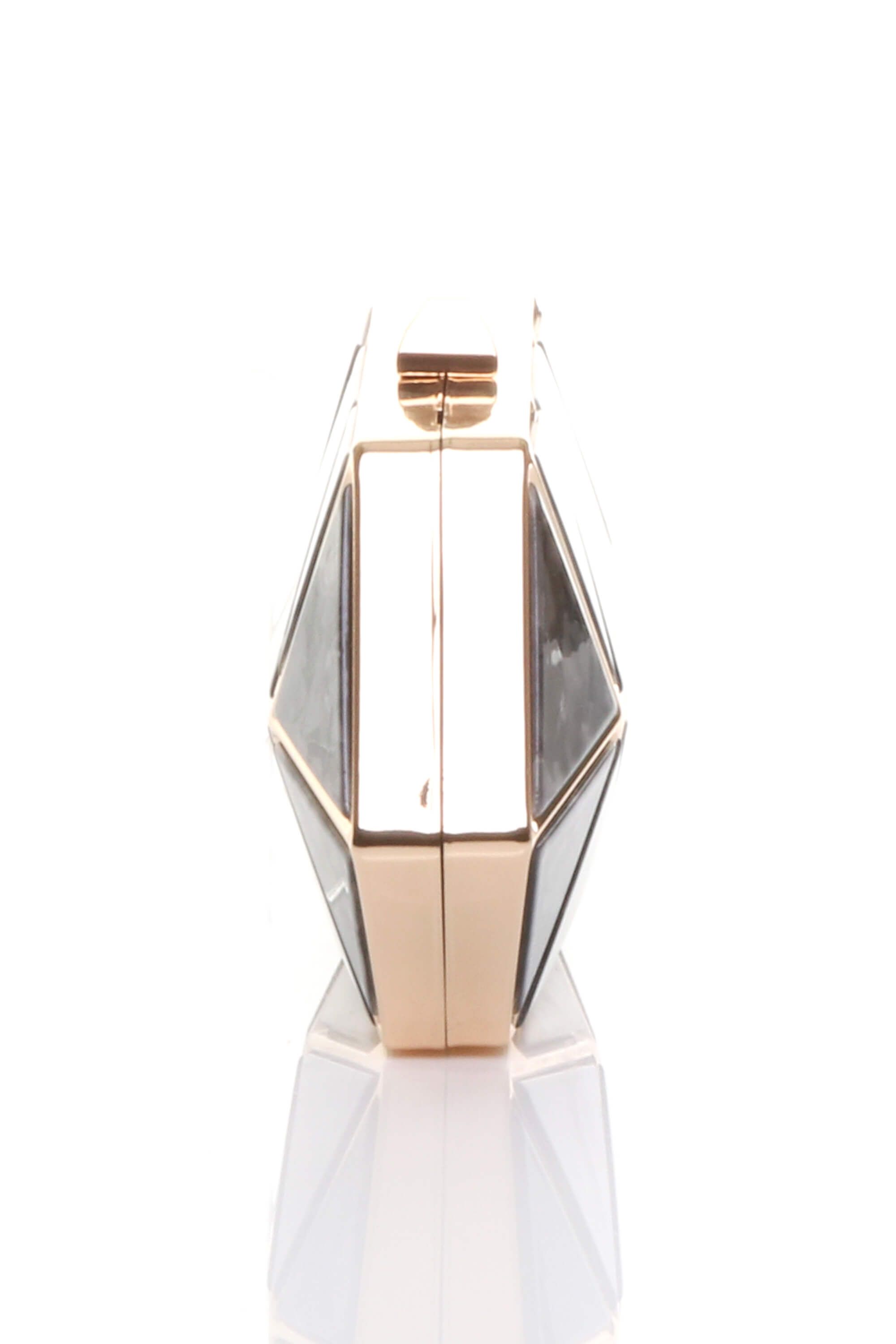 AJVANI Geometric Art Deco Evening Clutch Bag