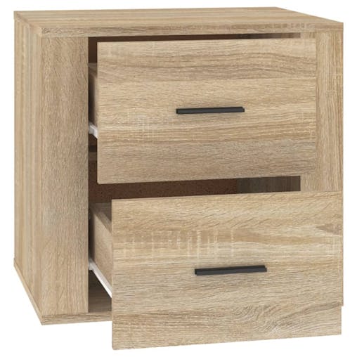 NNEVL Bedside Cabinet Sonoma Oak 50x39x47 cm