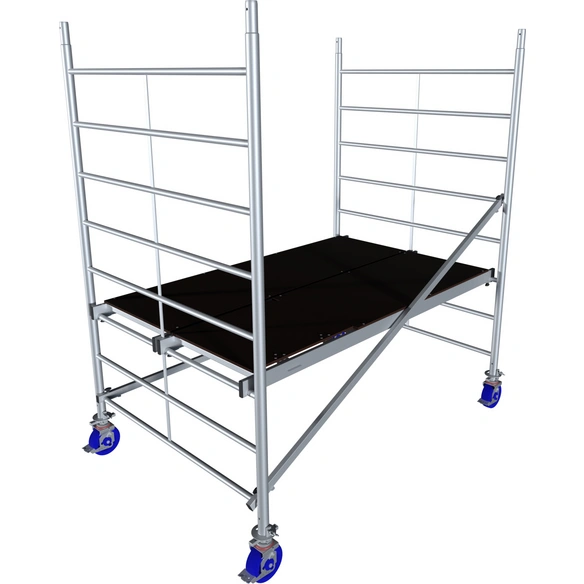 Fahrgerüst »ProTec«, Arbeitshöhe: 2,90 m, max. 200 kg/m², Aluminium