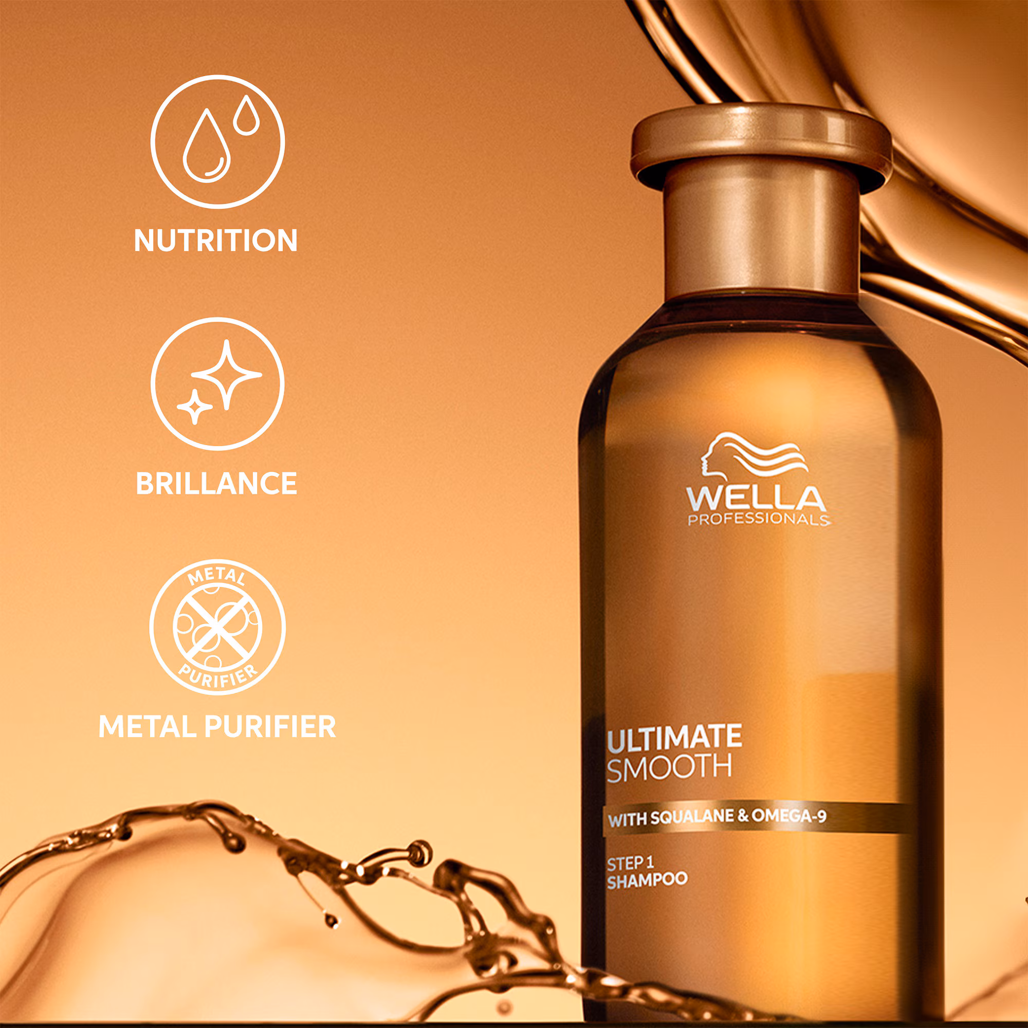 ULTIMATE SMOOTHShampoing nourrissant pour cheveux secs, ternes ou frisés