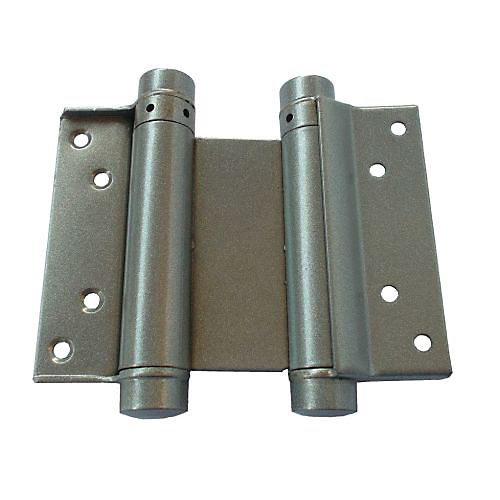Paire charnière double action N33 25kg hauteur 125mm argenté - IBFM - 106033A