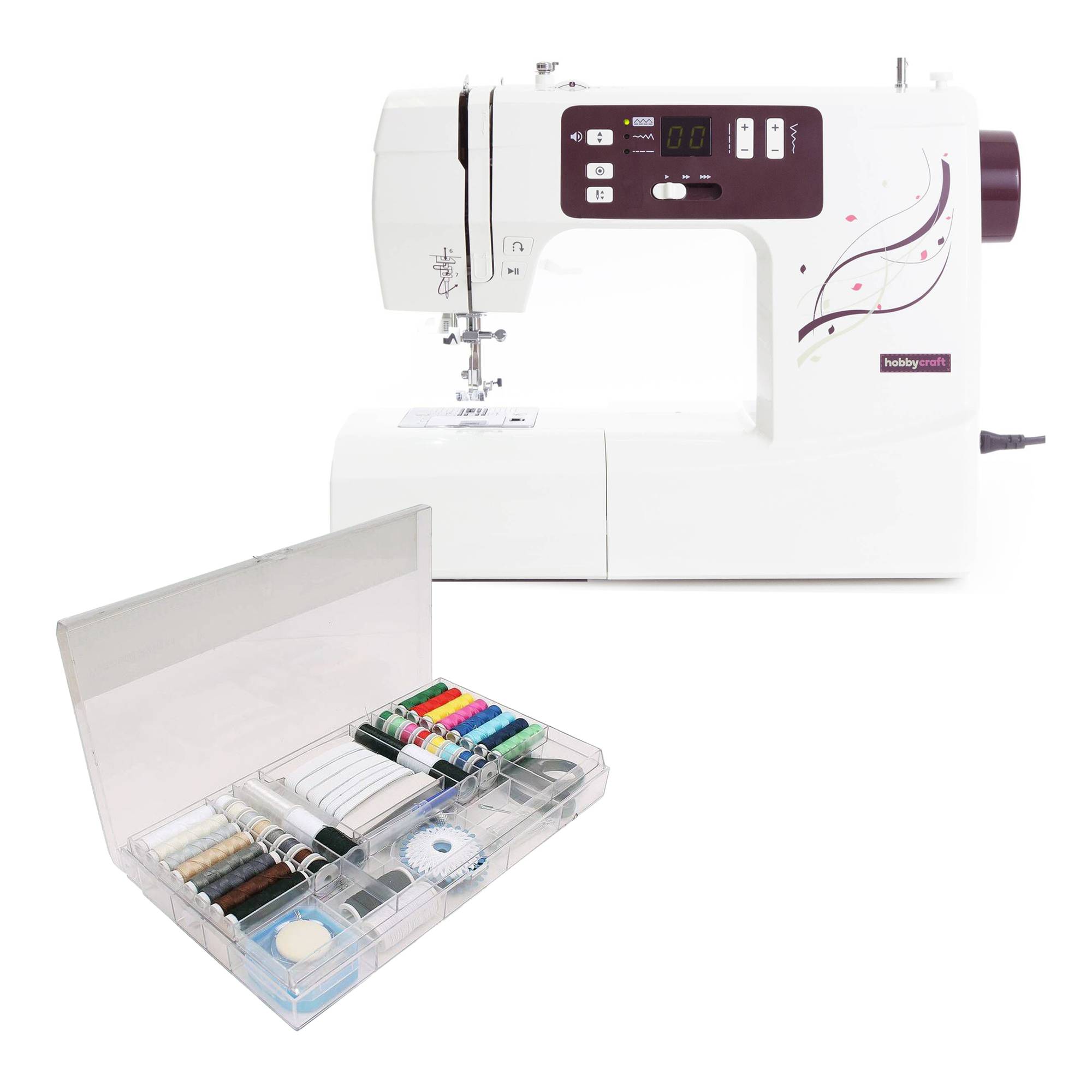 Hobbycraft 100S Sewing Machine and Essentials Bundle
