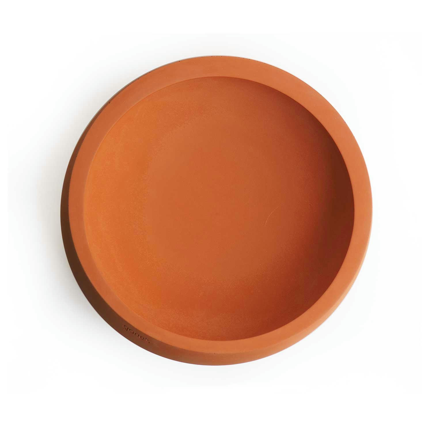 BRUT - Videpoche en béton naturel teinté terracotta