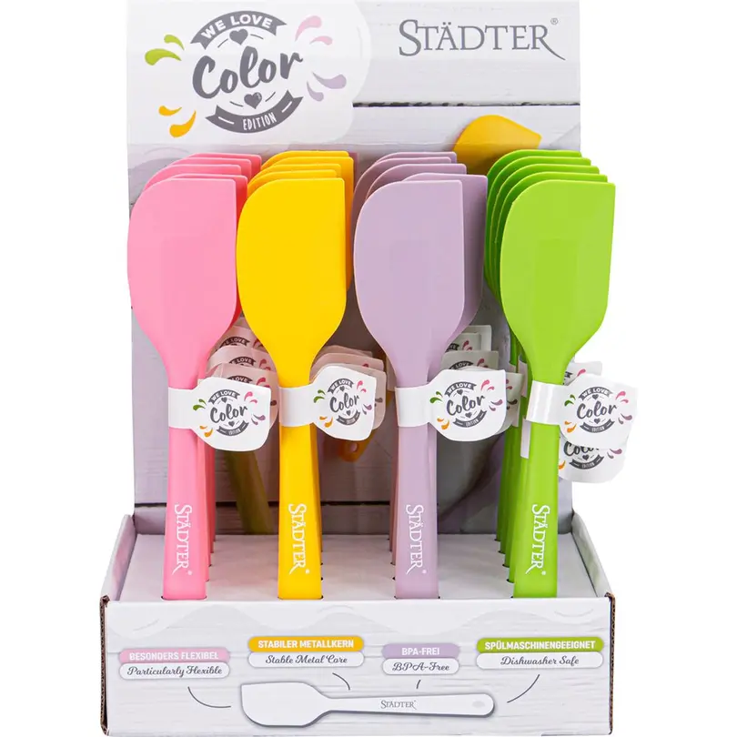 Teigschaber 20er-Set we love color