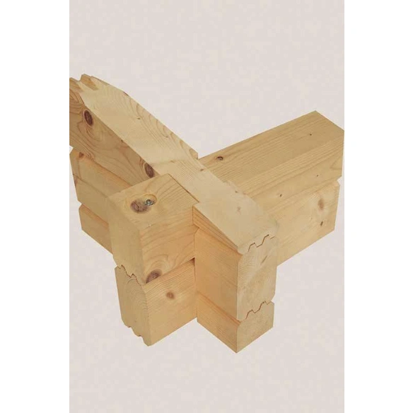 Gartenhaus »Spessart«, Holz, BxHxT: 637 x 317 x 927 cm (Außenmaße inkl. Dachüberstand)