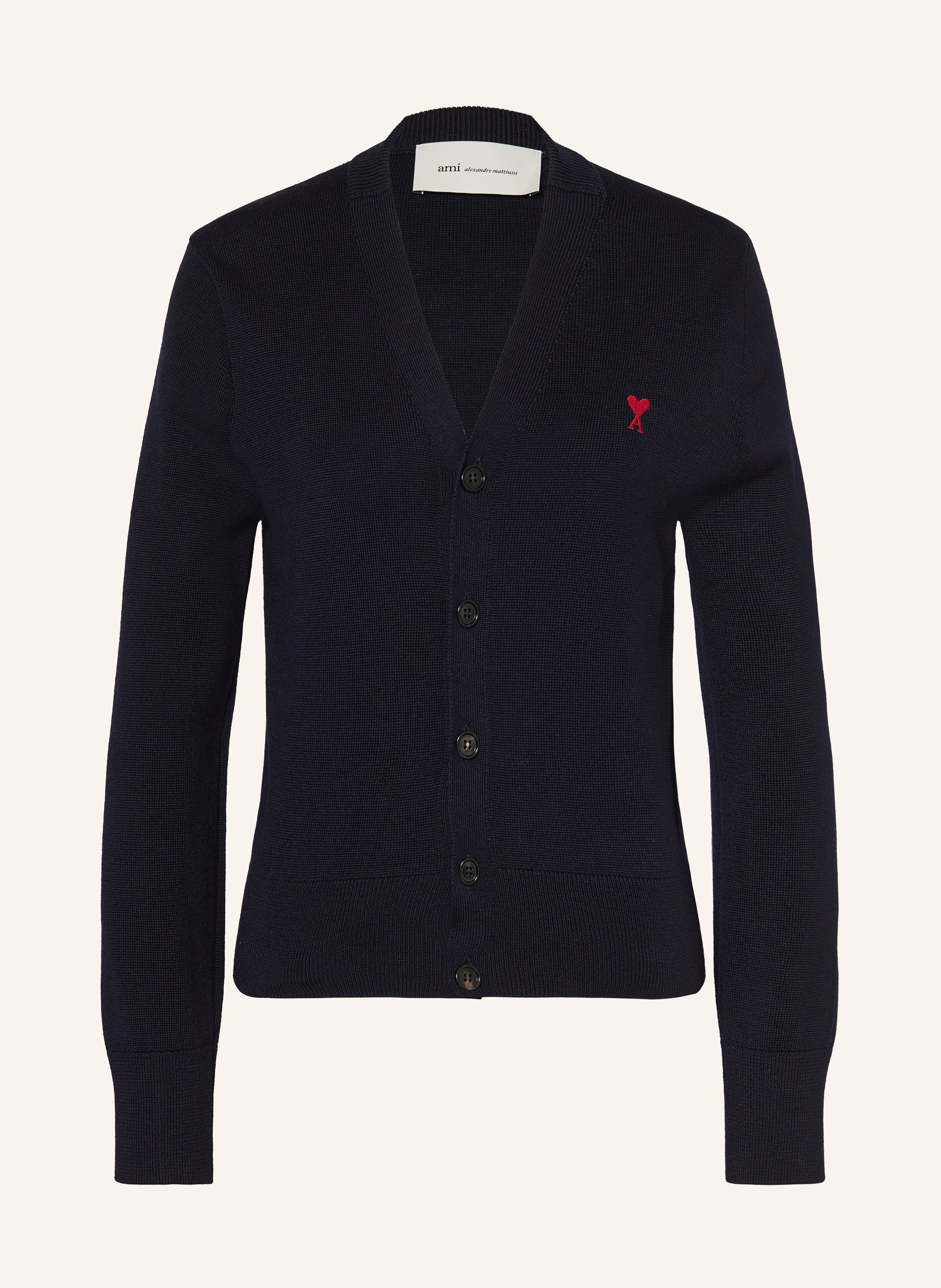 Ami Paris Strickjacke aus Merinowolle