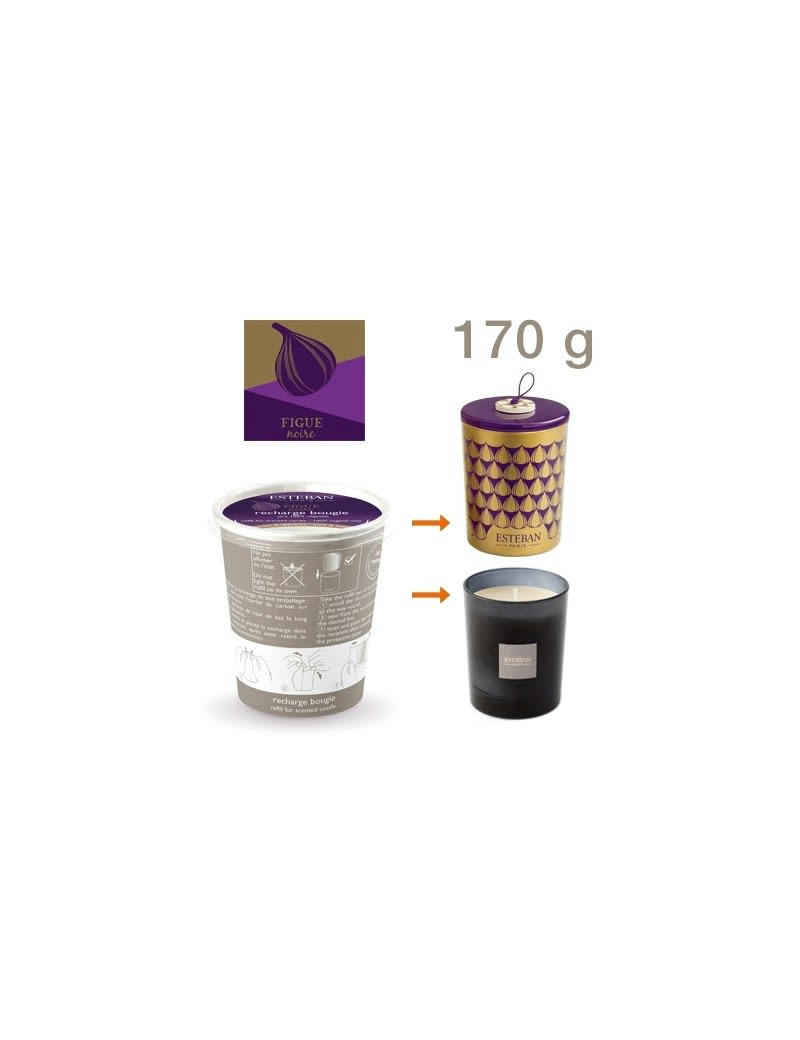 FIGUE NOIRE - Recharge pour bougie parfumée 180g