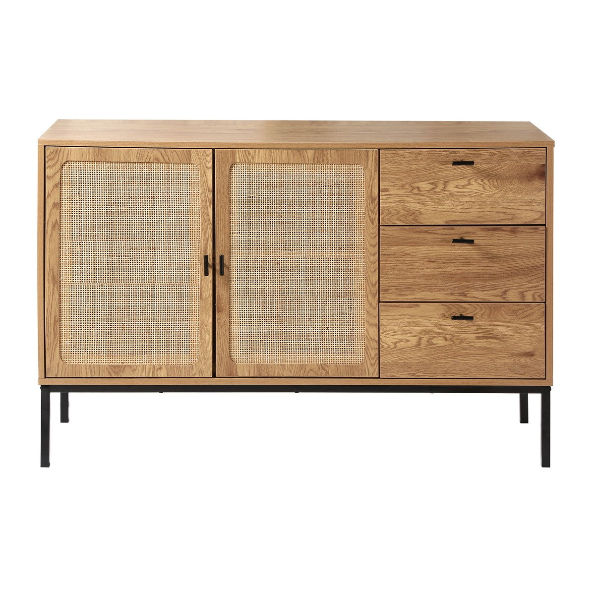 Calicosy - JAYA Dressoir - Licht hout - 40x120x80 cm