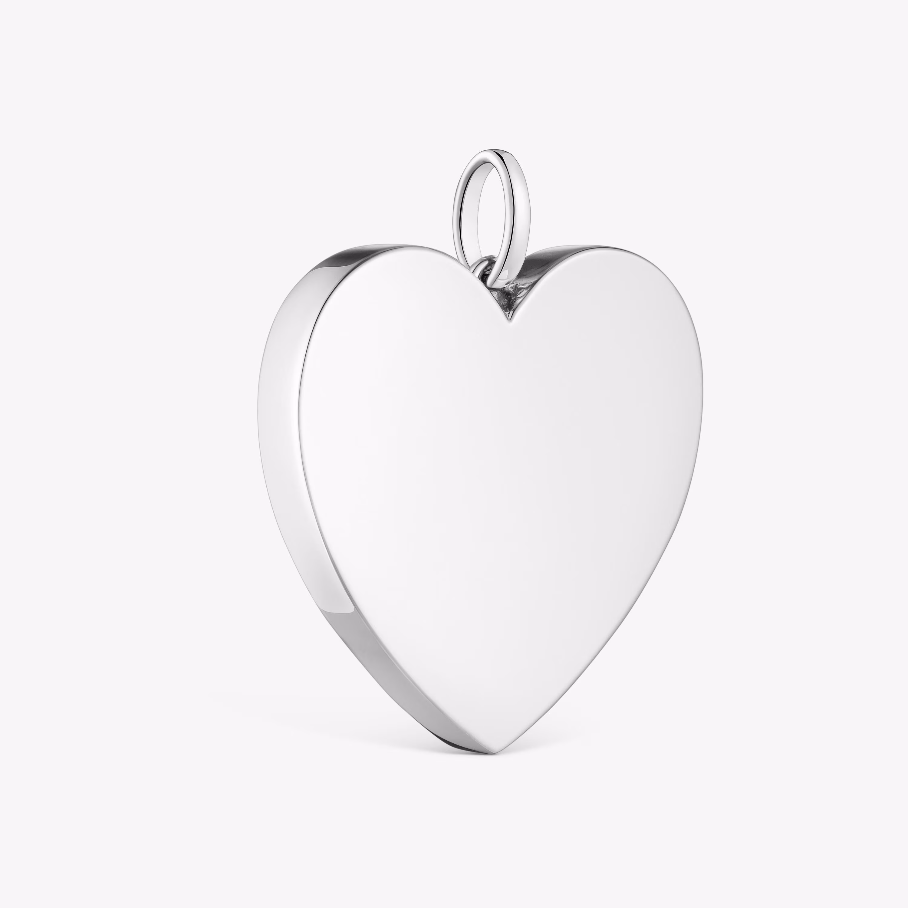 Colgante mediano corazón de plata 29 mm Sweet Dolls
