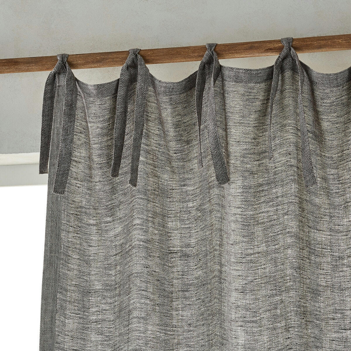 Rideau en lin chambray Pokoba