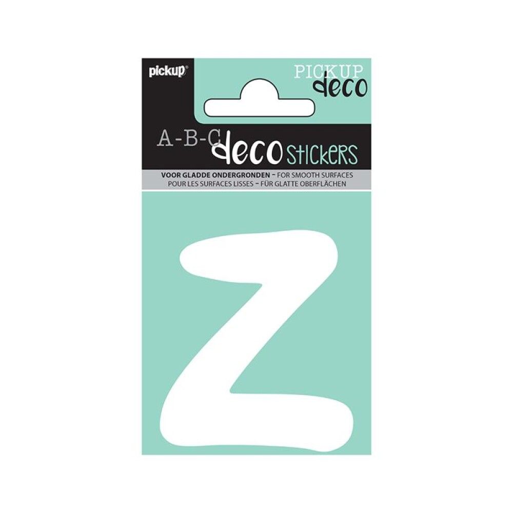 BOKSTAV PICKUP ABC DECO EMMA Z 70 MM HVIT